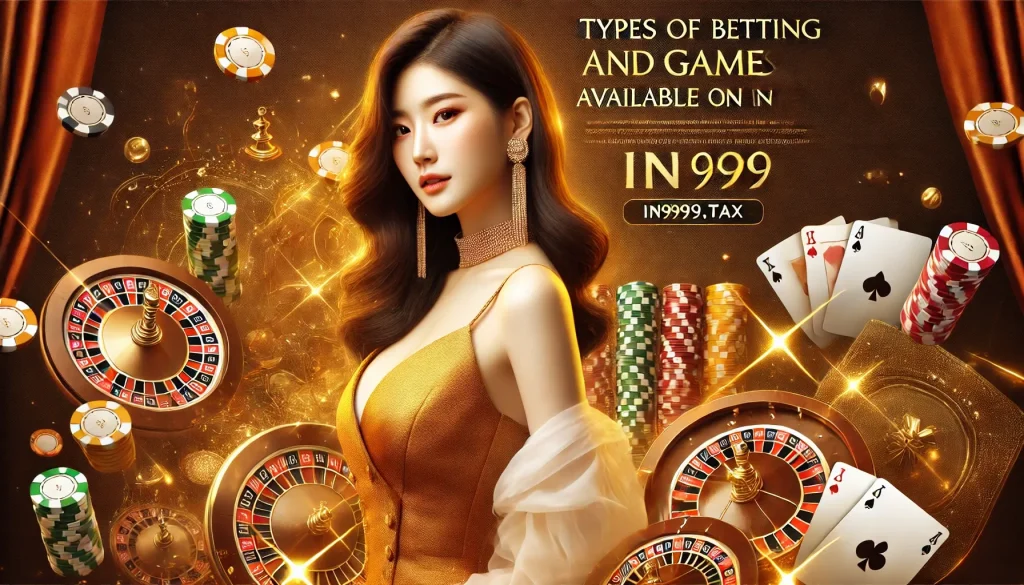 Types of Betting and Games Available on In999